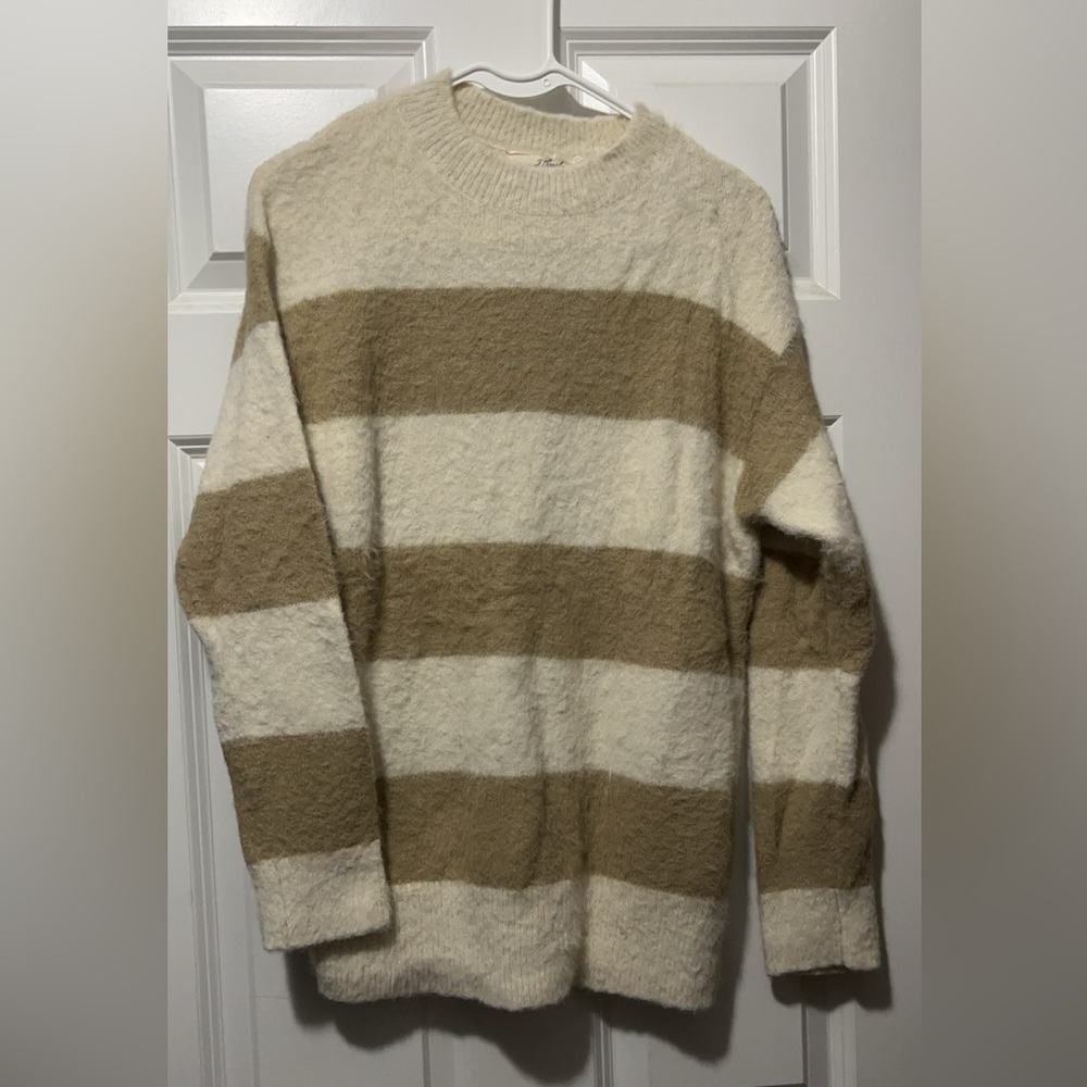 Cream and Tan sweater